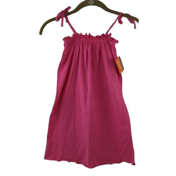 ORageous Girls Toddler Coverup Tunic Sundress (Size 6X) Azalea Pink - Picture 1 of 5
